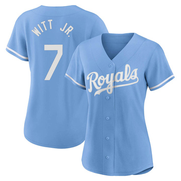 Youth (L) Bobby Witt Jr Kansas City Royals Alternate Nike Jersey NWT $90