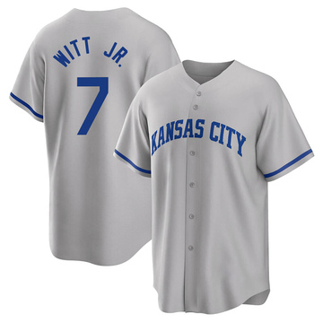  Bobby WITT Jr. Youth Shirt (Kids Shirt, 6-7Y Small, Tri Gray) - Bobby  WITT Jr. Kansas City Cartoon WHT : Sports & Outdoors