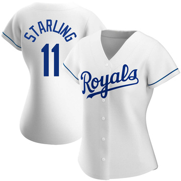 BUBBA STARLING SIGNED KANSAS CITY ROYALS MAJESTIC GENUINE JERSEY MLB A –  CollectibleXchange