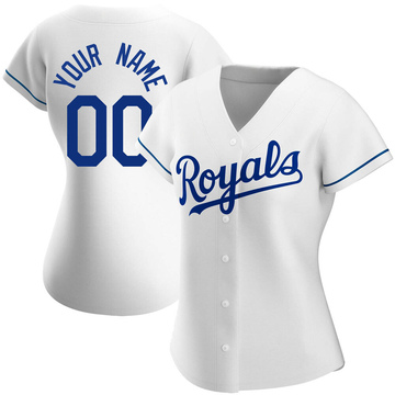 Kansas City Royals Nike Youth Home Replica Custom Jersey - White