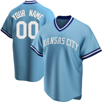 Royals Womens Personalized Light Blue Jersey