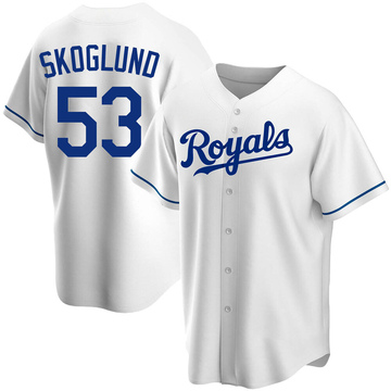 2020 Kansas City Royals Eric Skoglund #53 Game Issued Grey Jersey DG Patch  48 06