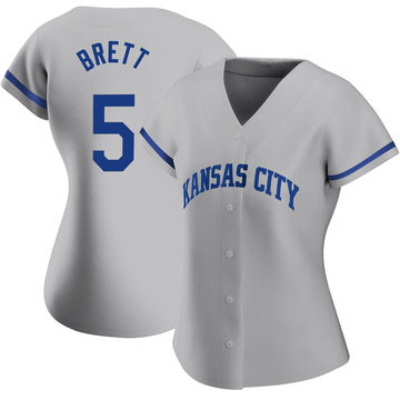 George Brett Kansas City Royals Jersey Gray – Classic Authentics