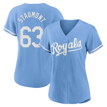 Josh Staumont Kansas City Royals 2022 City Connect Navy Baseball Playe —  Ecustomily