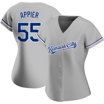 Kansas City Royals Kevin Appier #55 Authentic Grey Jersey Vest Russell NWT  48 1