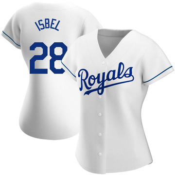 Fanatics (Nike) Kyle Isbel Kansas City Royals Replica Road Jersey - Grey, Grey, 100% POLYESTER, Size XL, Rally House