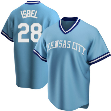 Game-Used Los Reales Jersey: Kyle Isbel #28 - 1 for 4 (Single) (SEA@KC  9/17/21) - Size 42