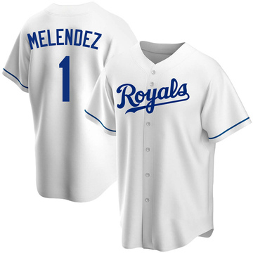 Fanatics (Nike) Mj Melendez Kansas City Royals Replica Road Jersey - Grey, Grey, 100% POLYESTER, Size M, Rally House