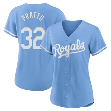 Men's Nick Pratto Kansas City Royals Authentic Light Blue Alternate Jersey