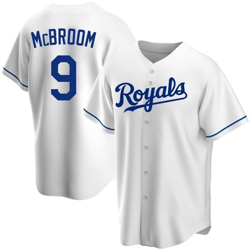 Ryan McBroom Signed Kansas City Royals Custom Jersey (JSA Witness COA)