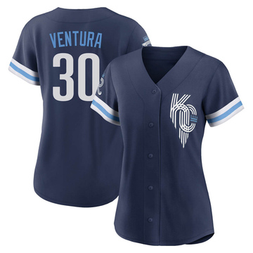 YORDANO VENTURA KC ROYALS SIGNED AUTOGRAPHED LIGHT BLUE JERSEY MLB